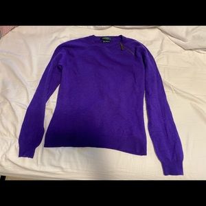 purple Ralph Lauren sweater
